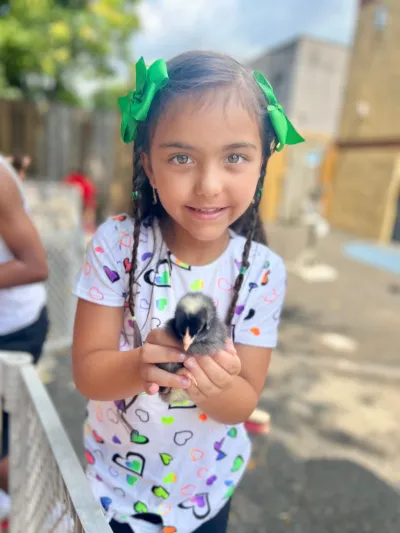Child at Little Heaven Daycare